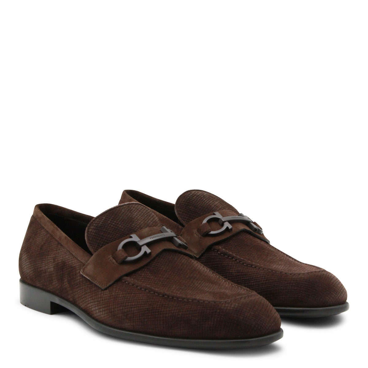 DARK BROWN LEATHER FOSTER LOAFERS