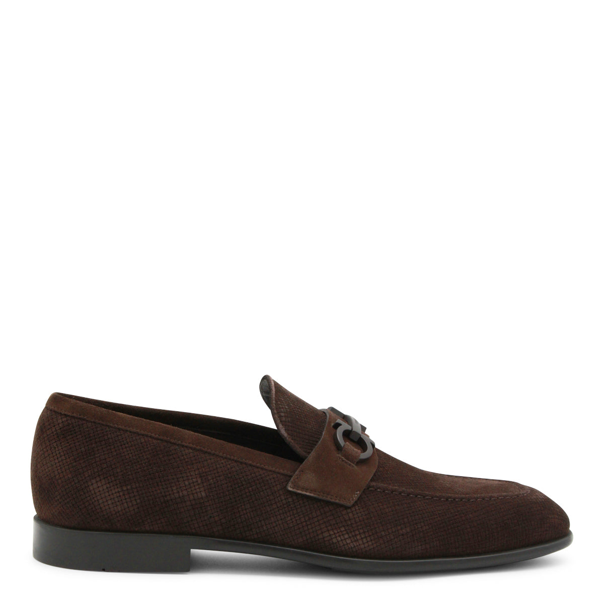 DARK BROWN LEATHER FOSTER LOAFERS