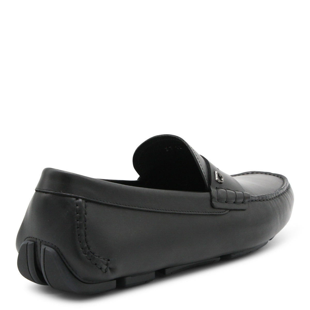BLACK LEATHER TIMOTHY LOAFERS