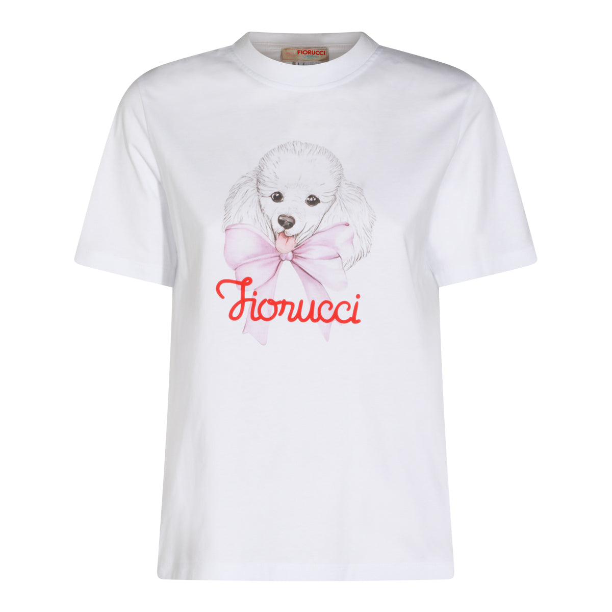 WHITE COTTON T-SHIRT