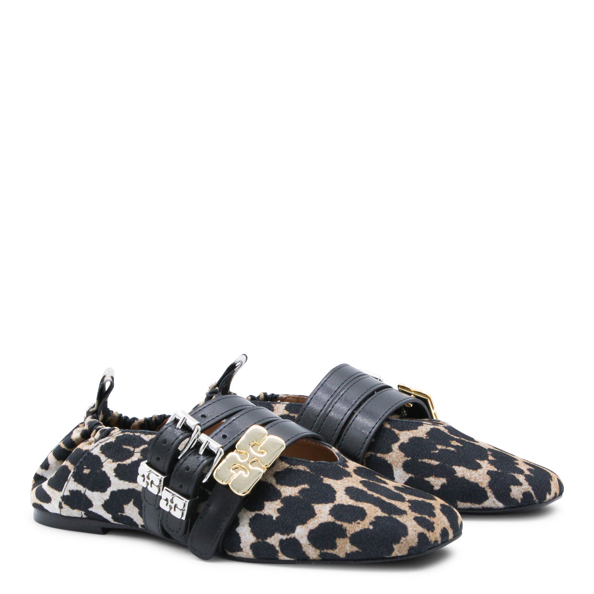 LEOPARD COTTON FLATS