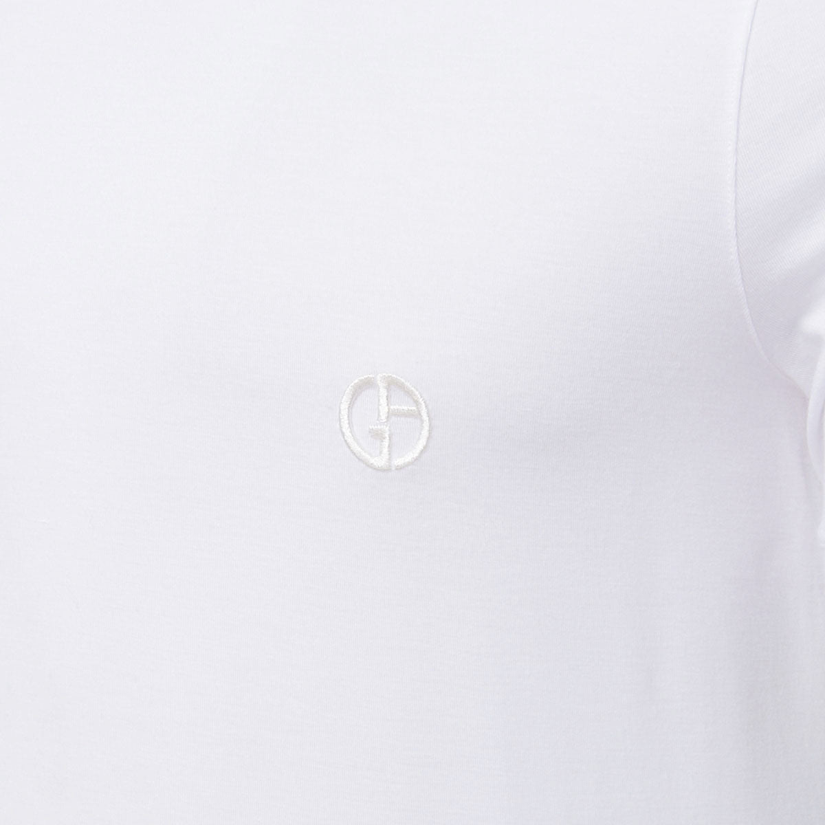 WHITE VISCOSE BLEND T-SHIRT