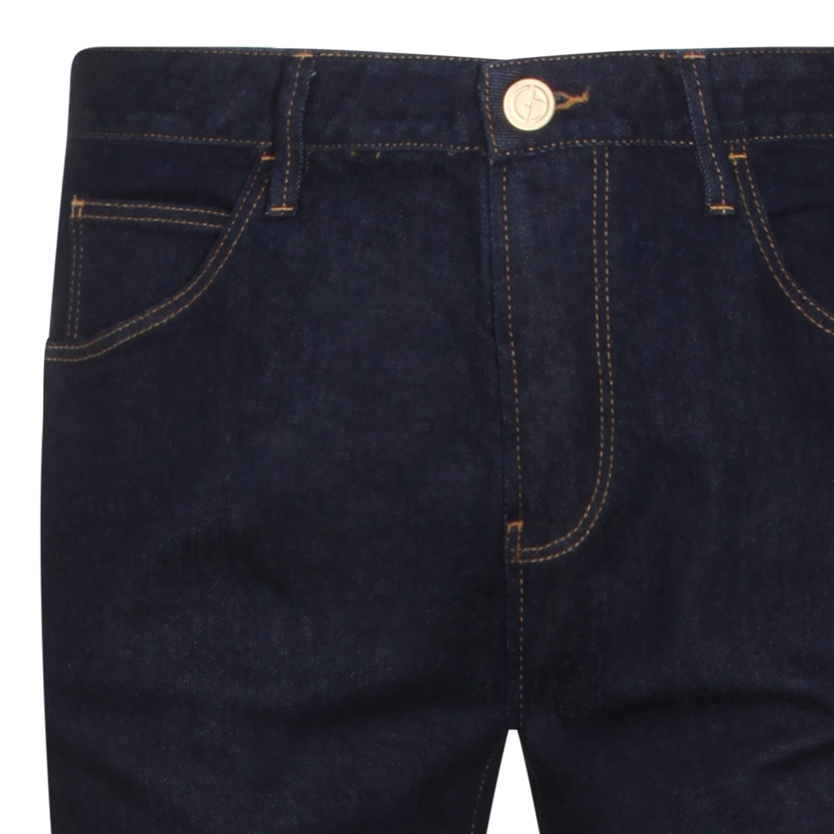 DARK BLUE COTTON JEANS