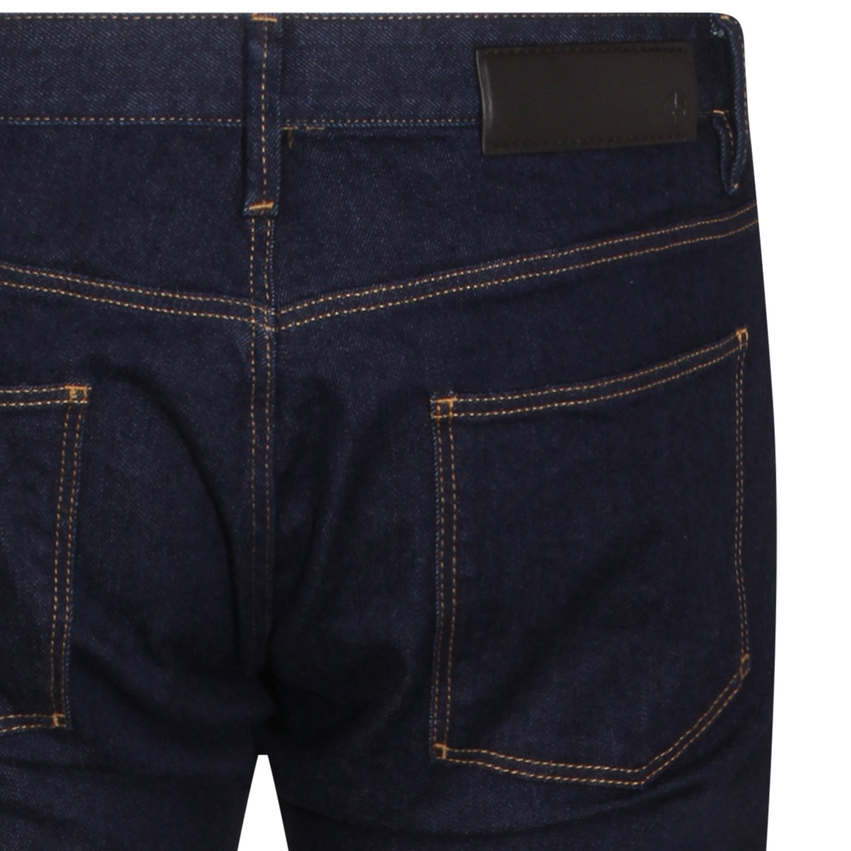 DARK BLUE COTTON JEANS