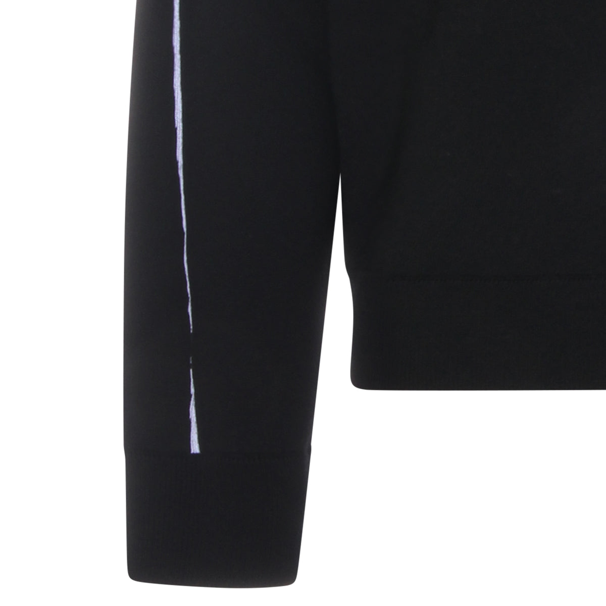 BLACK WOOL BLEND CASUAL JACKET