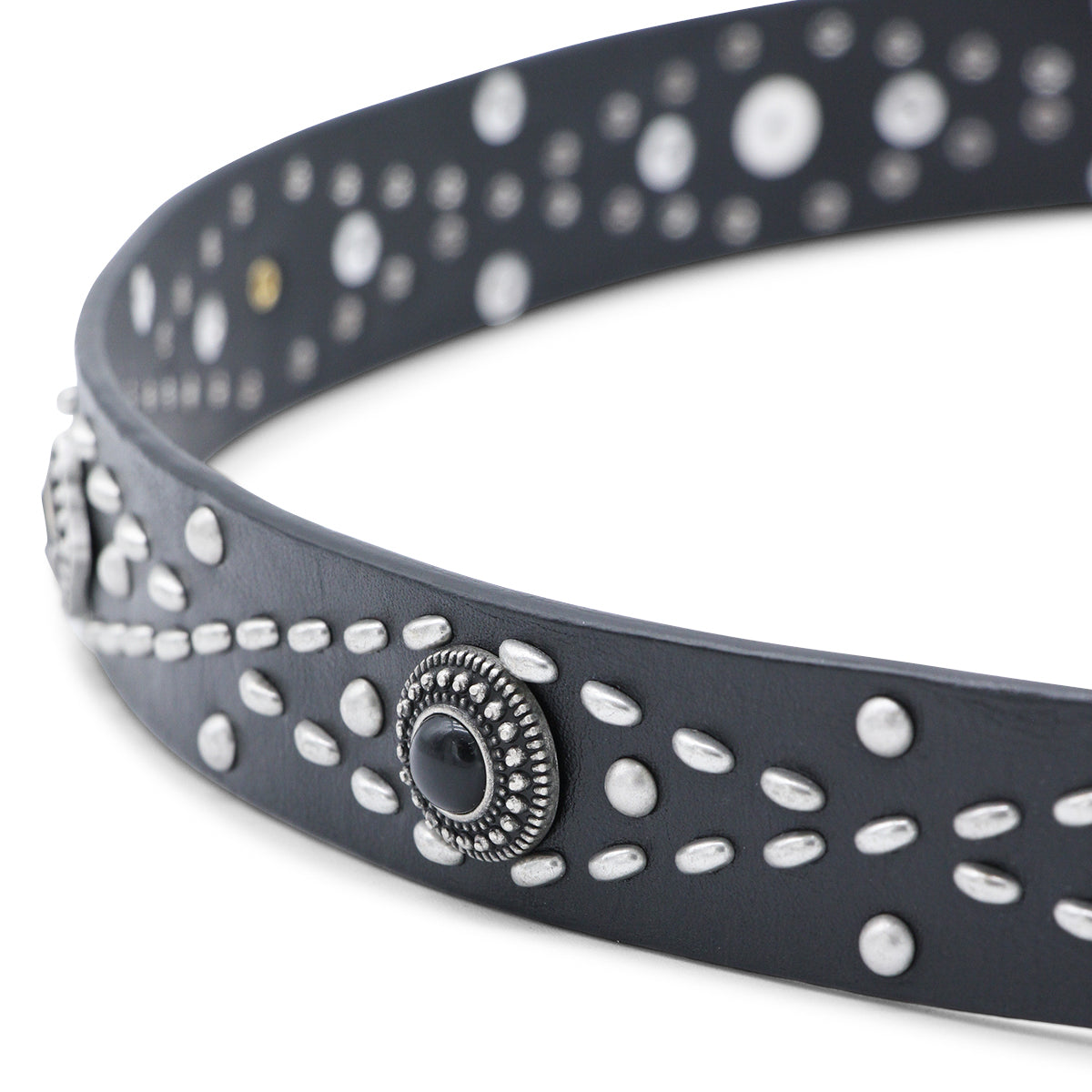 BLACK LEATHER BELT
