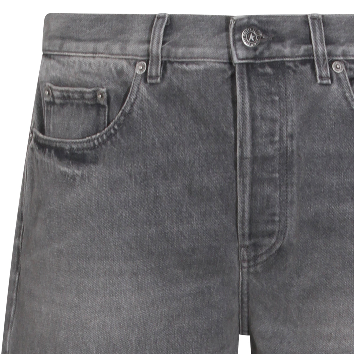 GREY COTTON DENIM JEANS