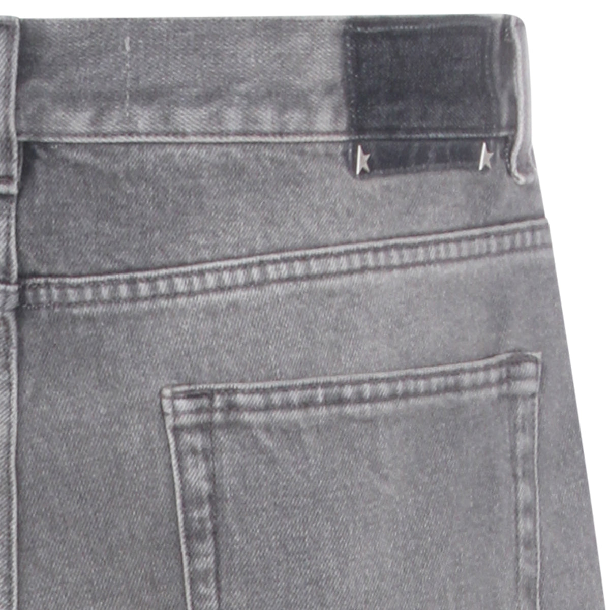 GREY COTTON DENIM JEANS