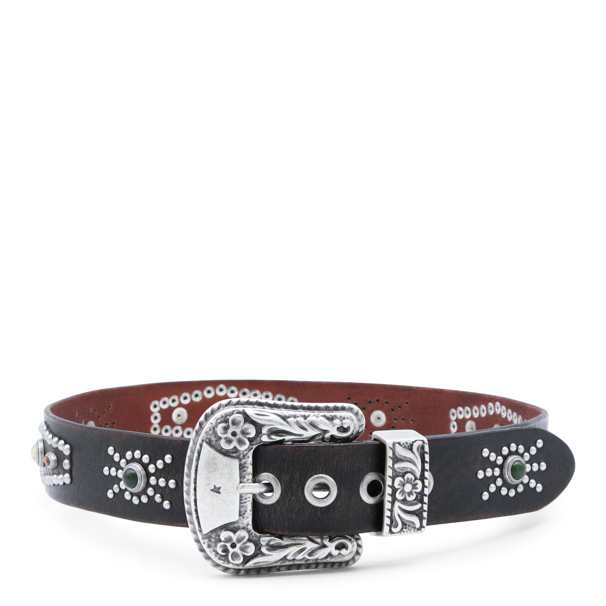 BLACK LEATHER BELT