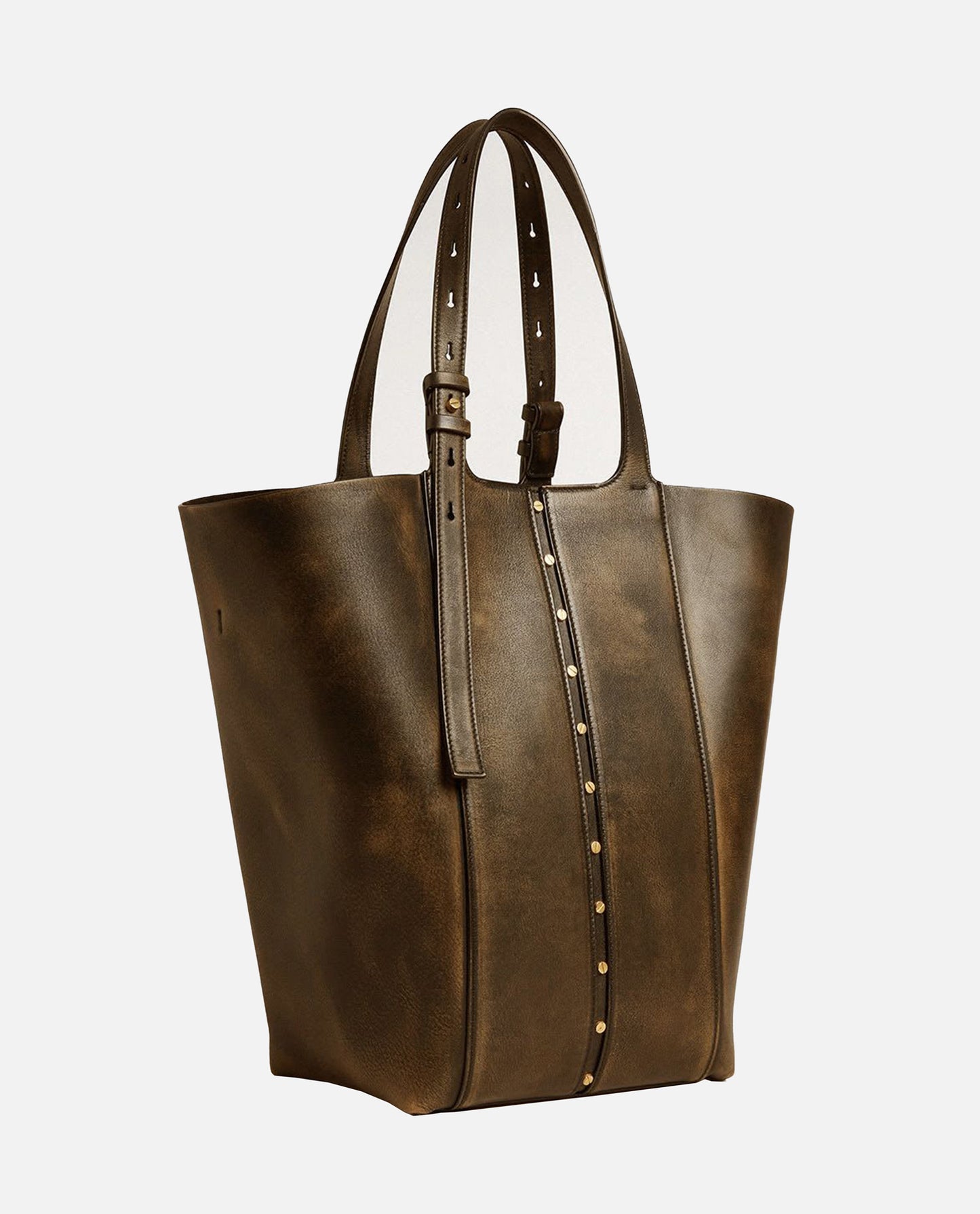 VINTAGE SHOPPING BAG METAL DETAILS