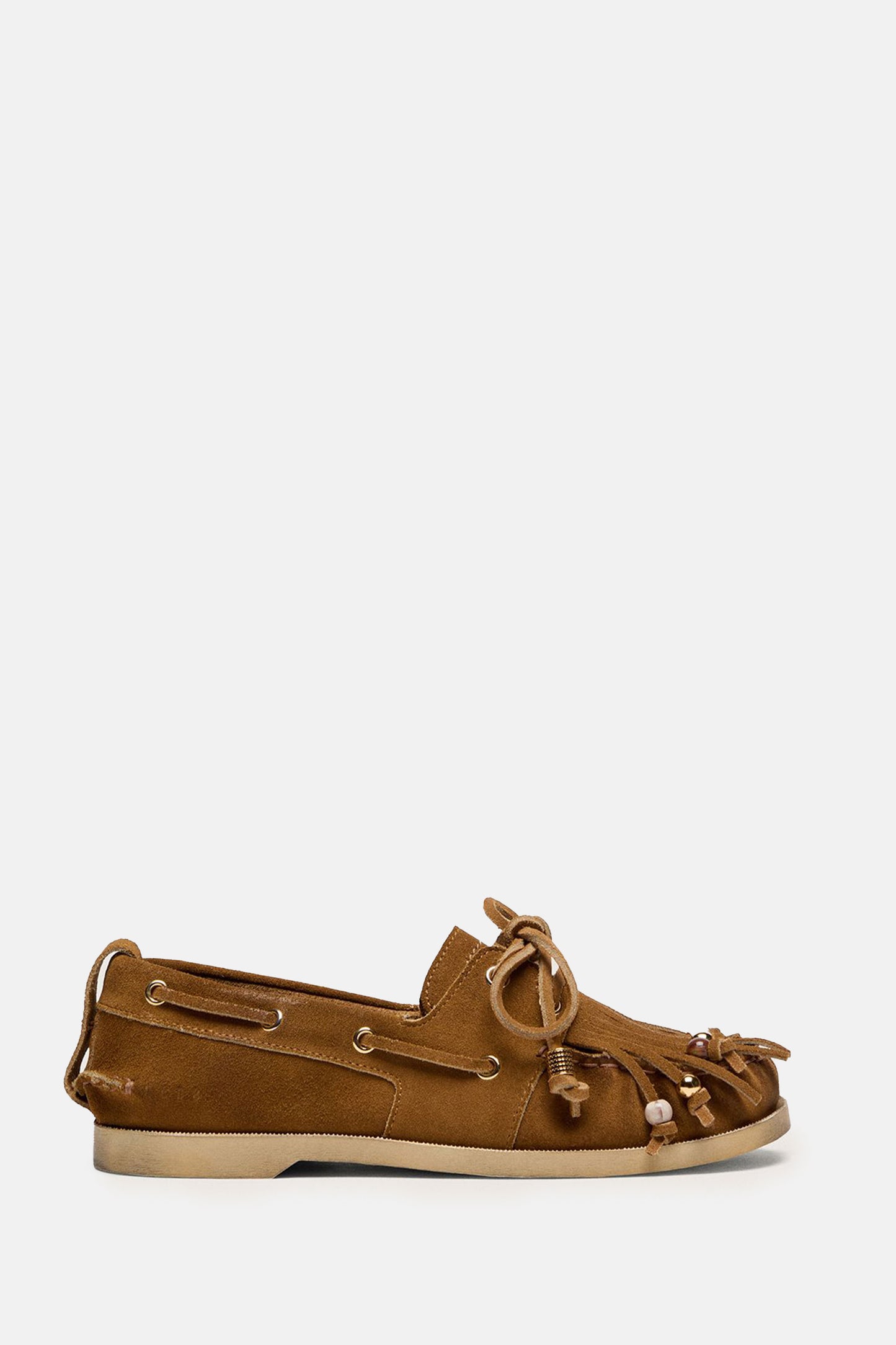 BOAT LOAFERS WITH FRINGES