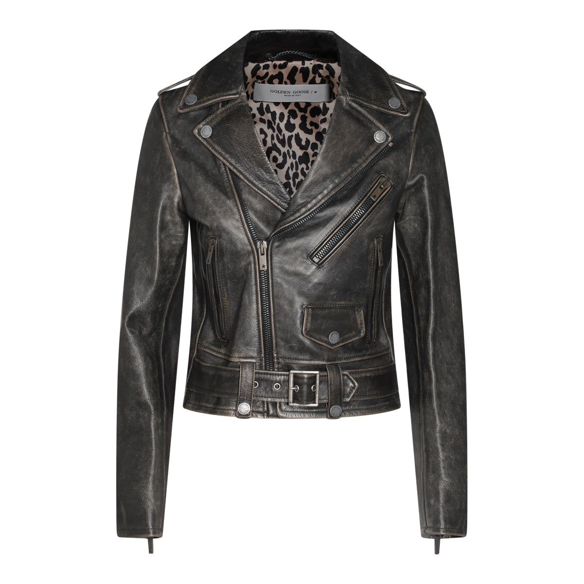 BLACK LEATHER JACKET