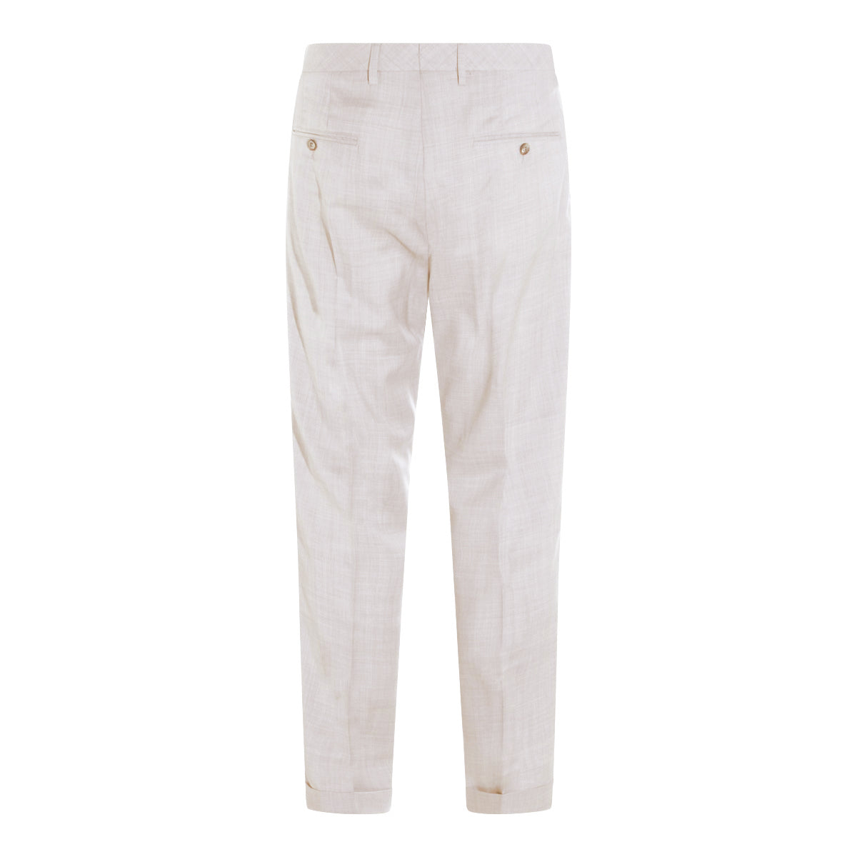 WHITE COTTON PANTS