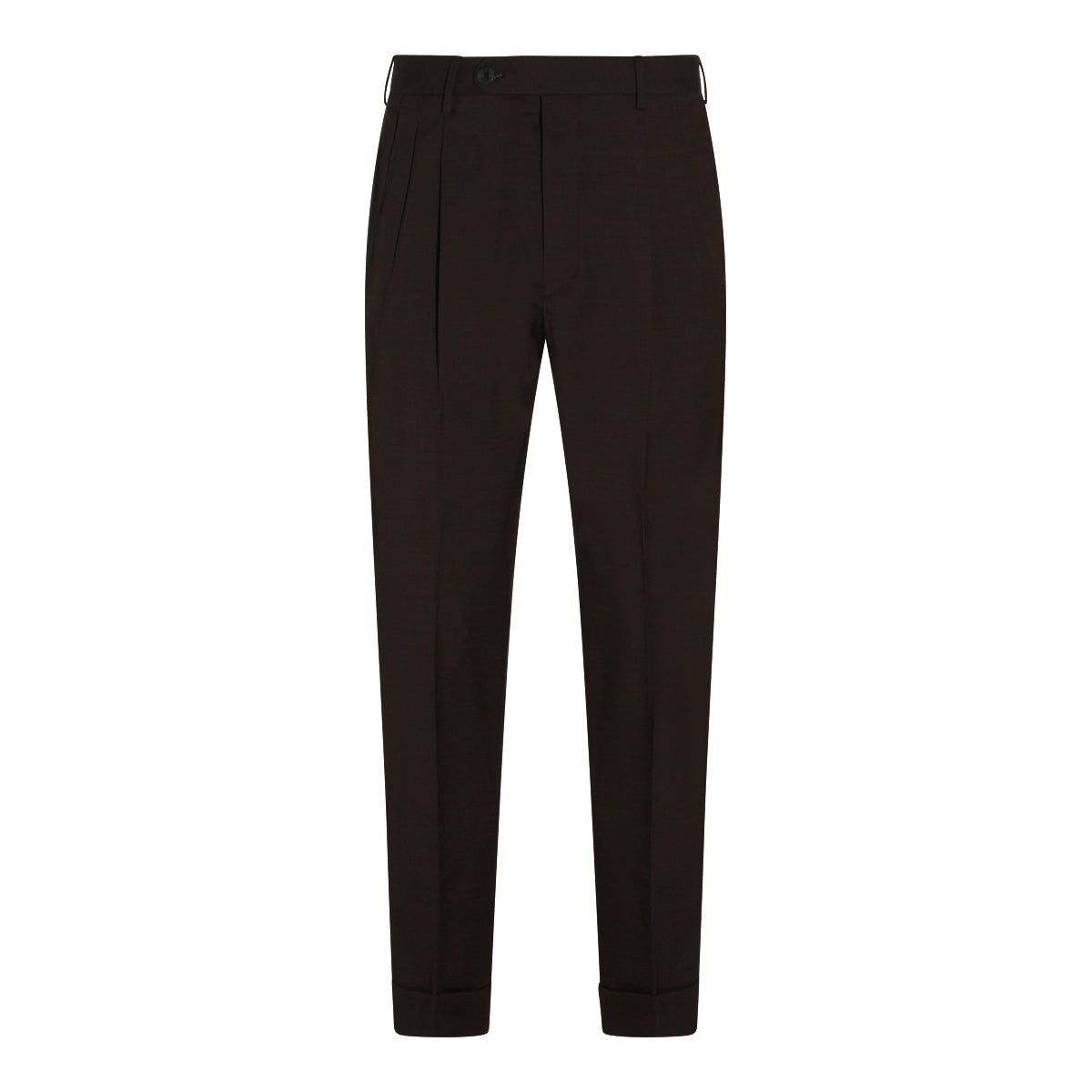BROWN COTTON PANTS