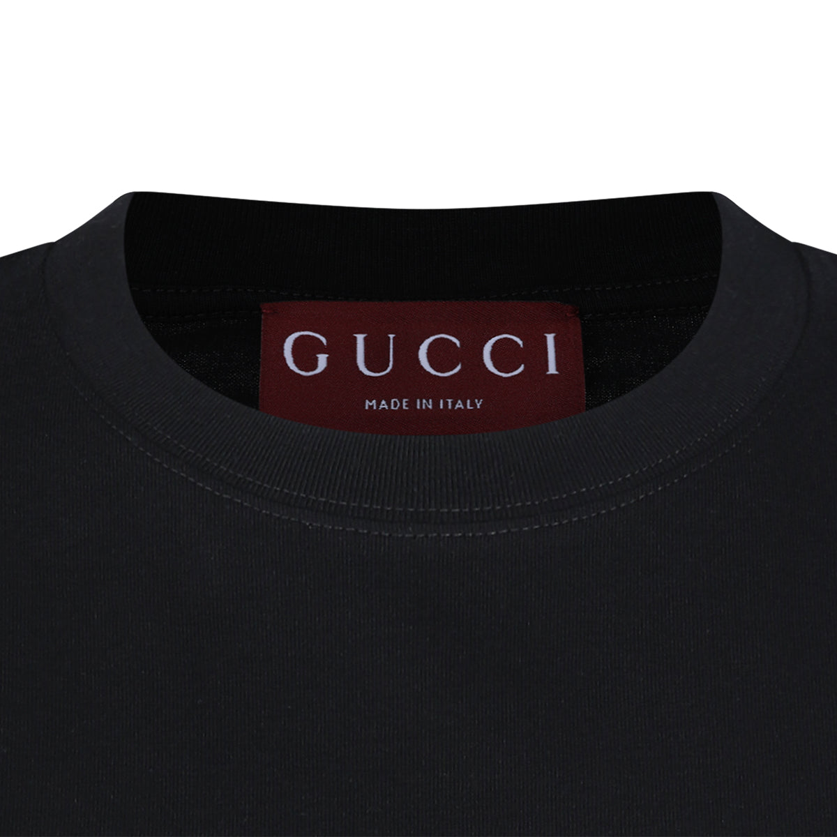 BLACK COTTON T-SHIRT