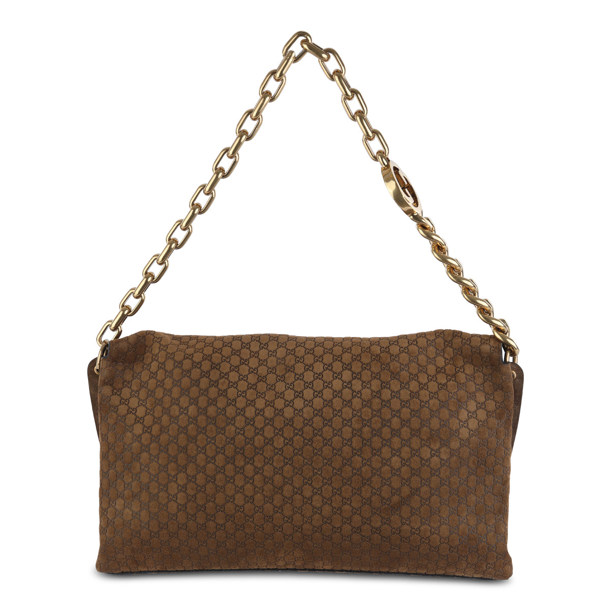 BROWN LEATHER SHOULDER BAG