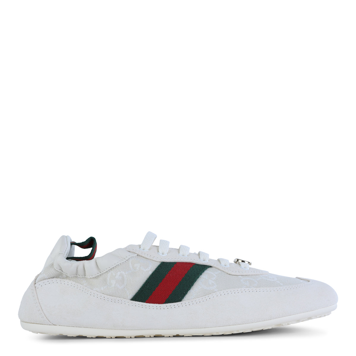 WHITE CALF SKIN SNEAKERS