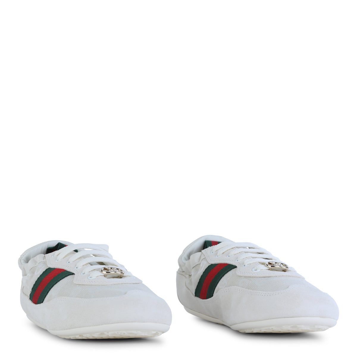 WHITE CALF SKIN SNEAKERS