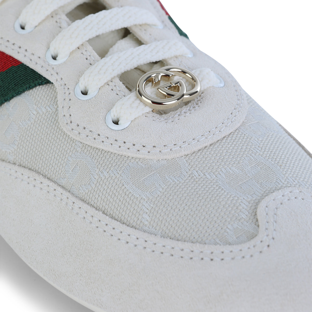 WHITE CALF SKIN SNEAKERS