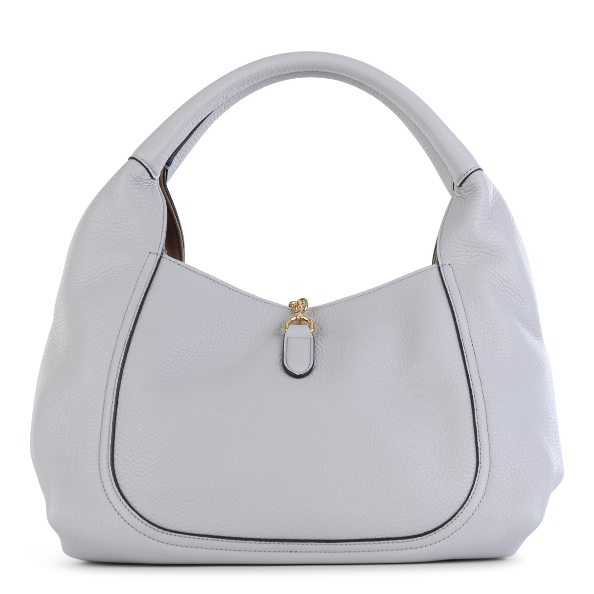 WHITE LEATHER SOFTBIT TOTES