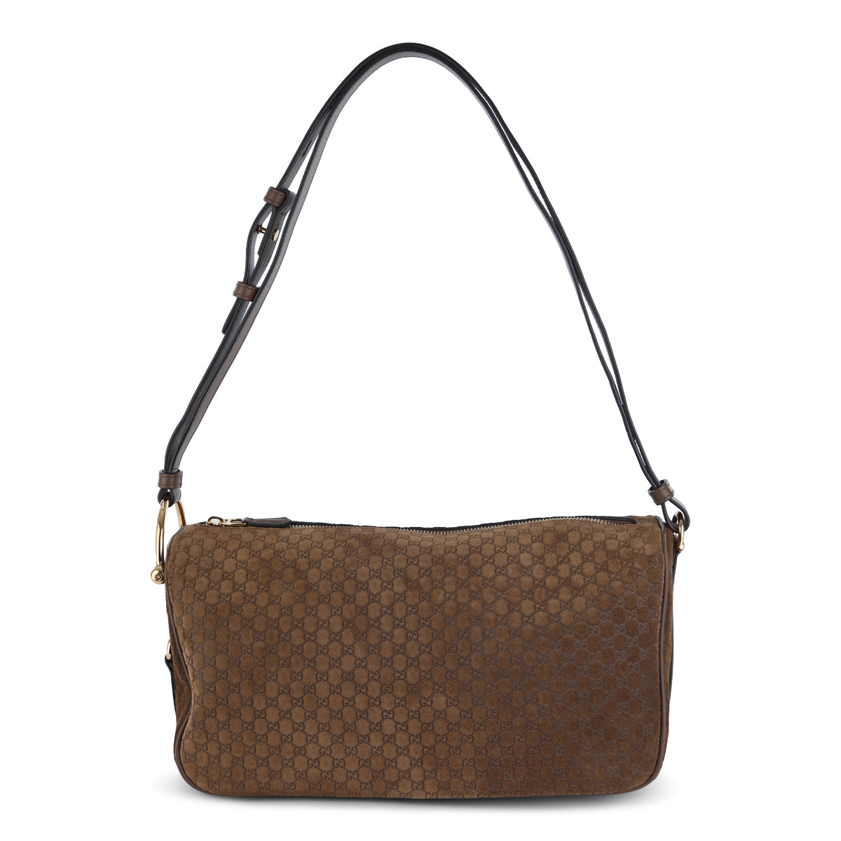 BROWN LEATHER MINI BAG