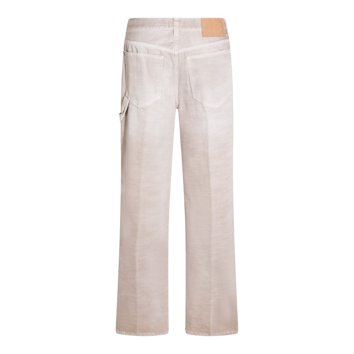 WHITE COTTON JEANS