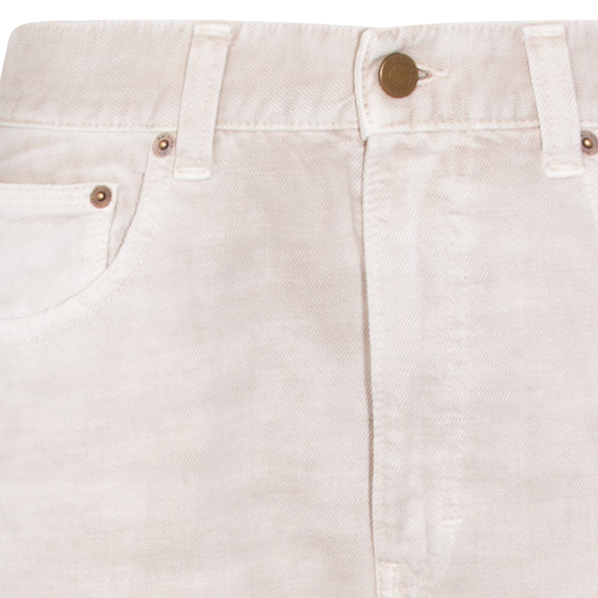 WHITE COTTON JEANS