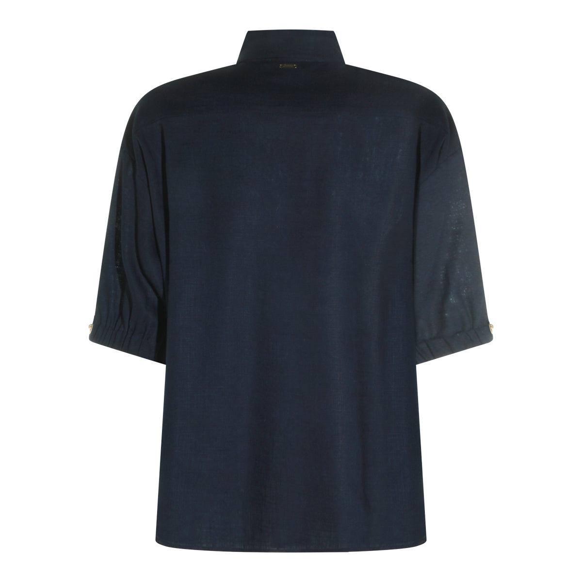 BLUE VISCOSE SHIRT