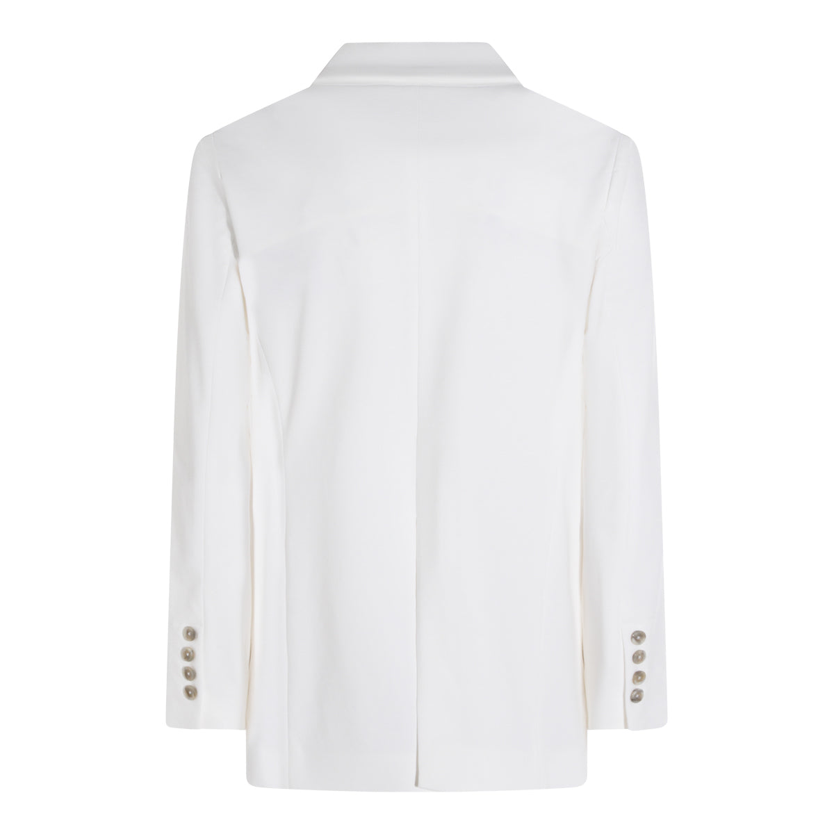 WHITE COTTON BLAZER
