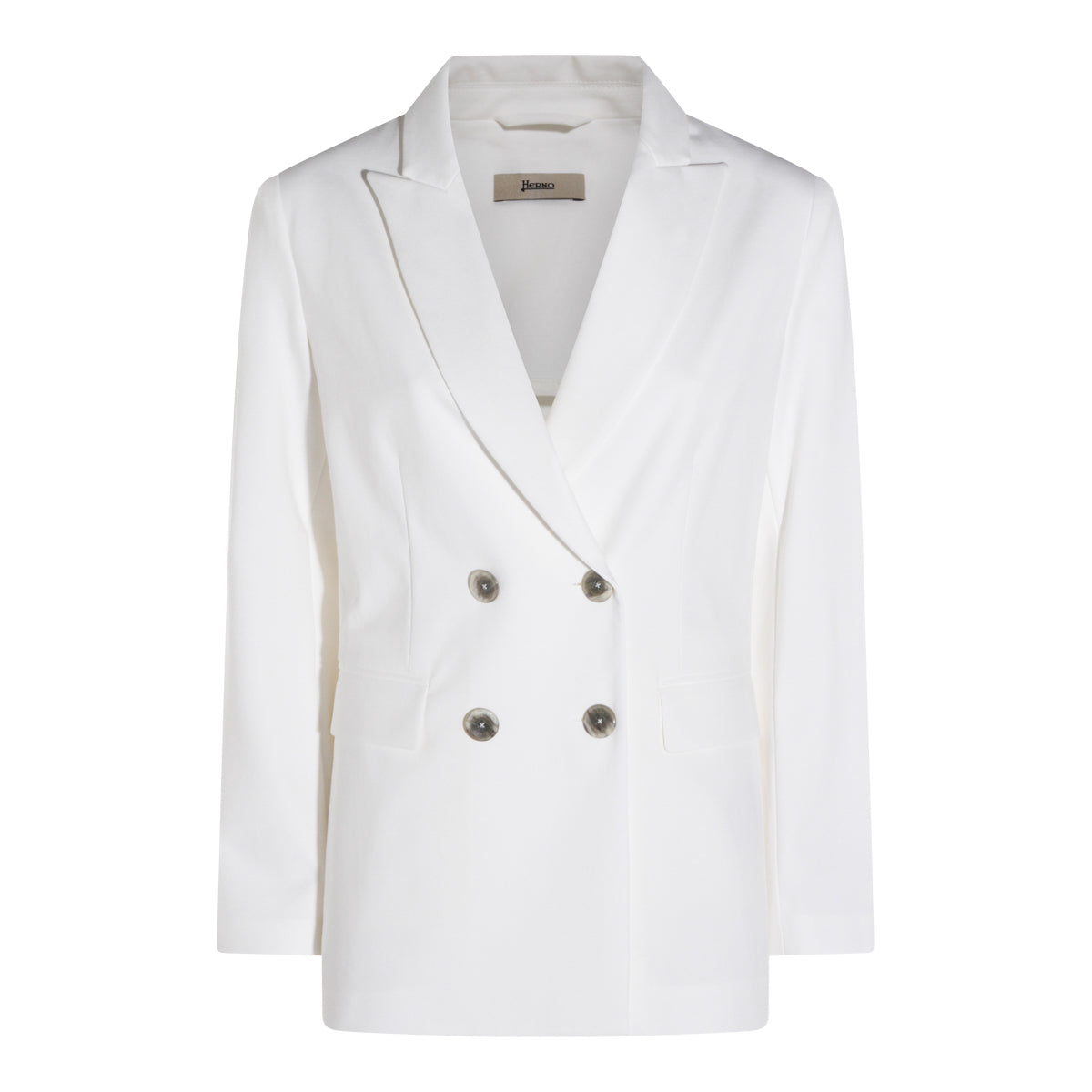 WHITE COTTON BLAZER