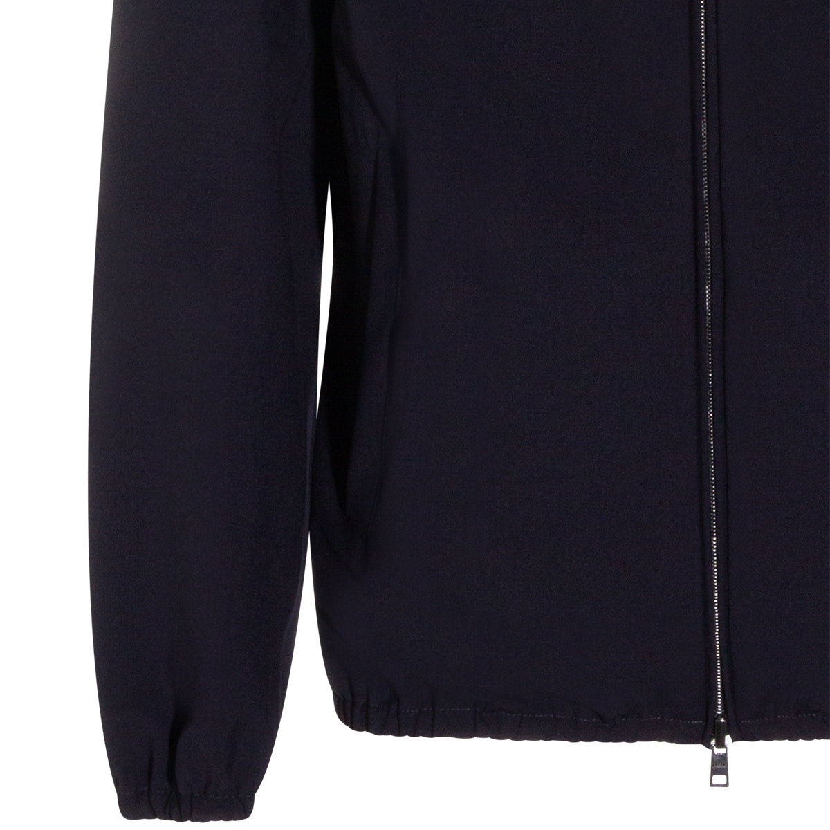 NAVY AND WHITE REVERSIBLE CASUAL JACKET