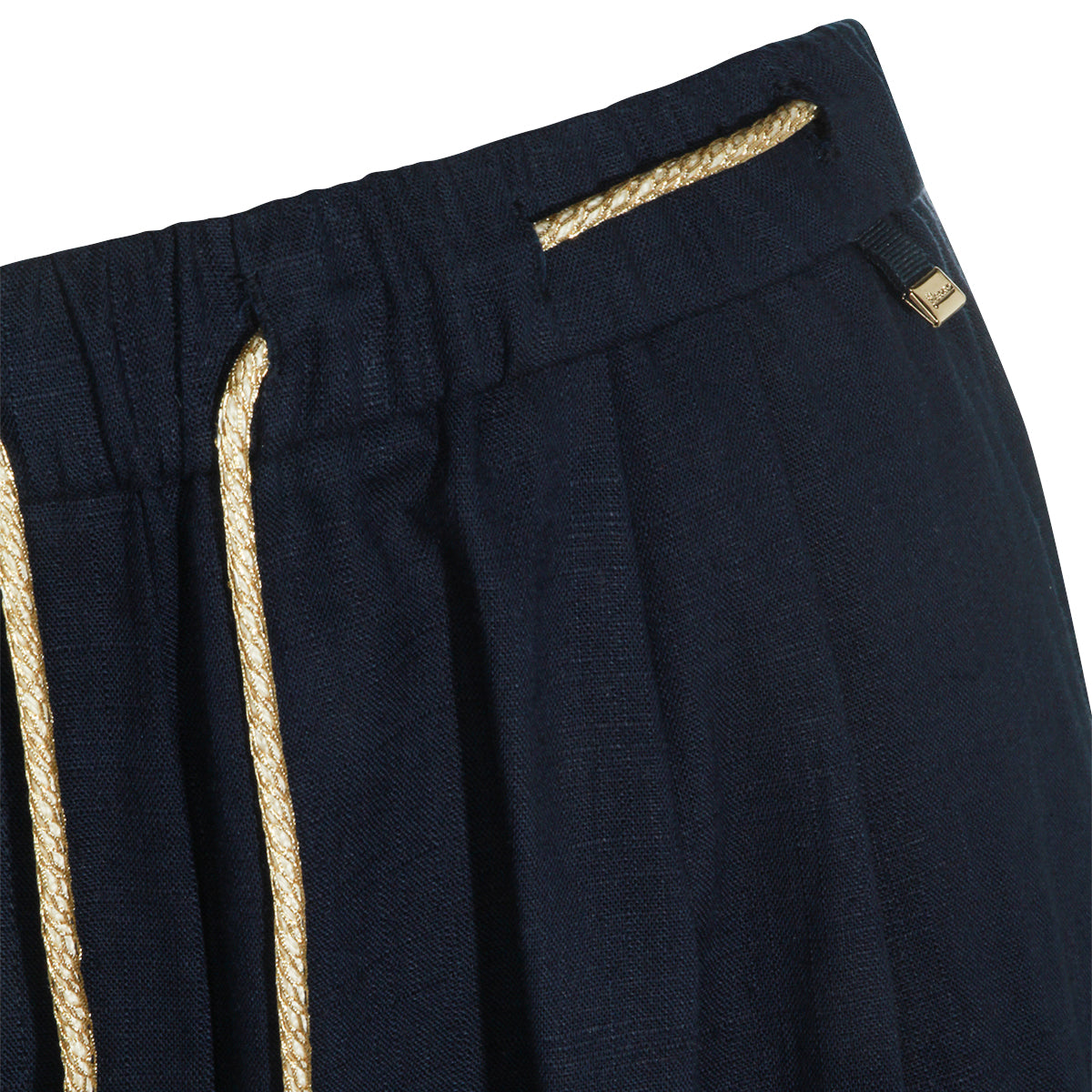 BLUE VISCOSE PANTS
