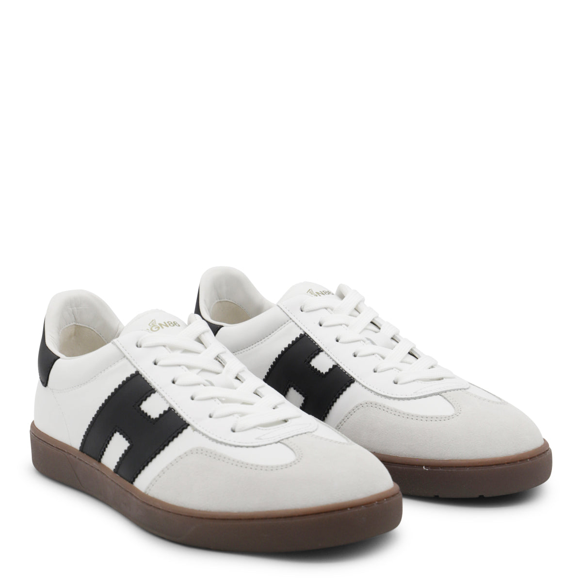 BLACK AND WHITE SNEAKERS