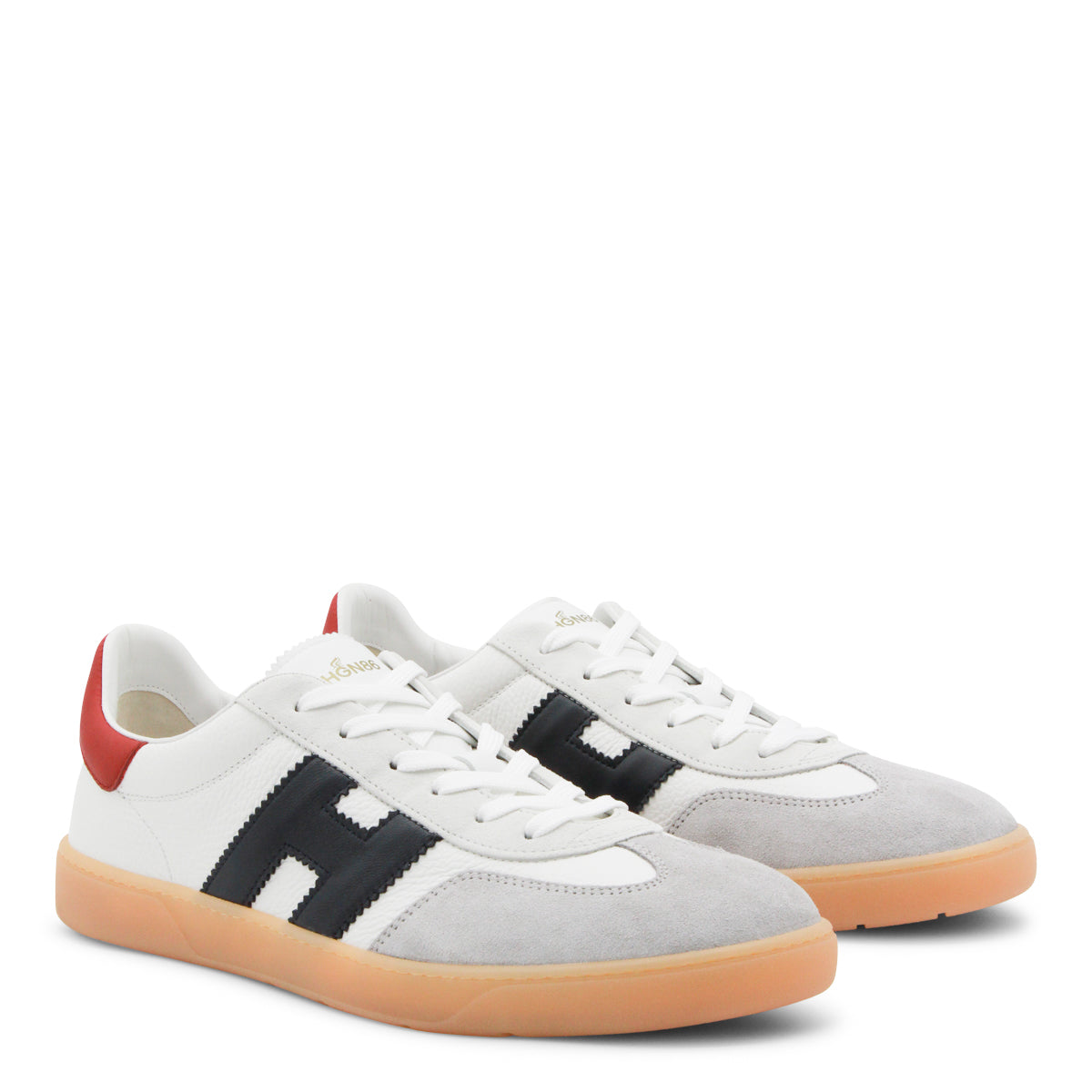 WHITE LEATHER SNEAKERS