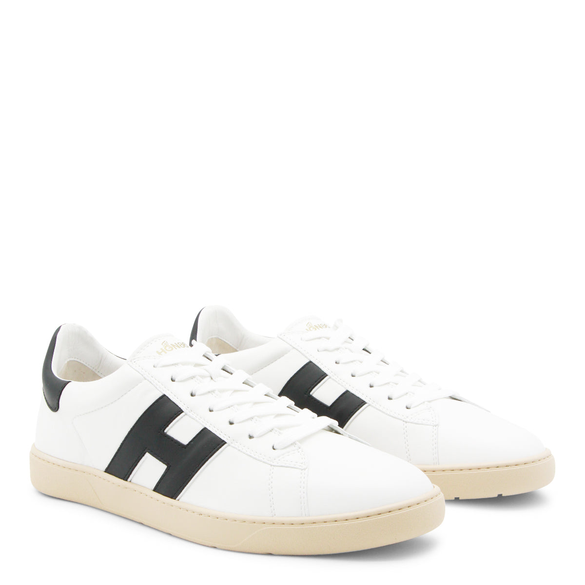 WHITE AND BLACK SNEAKERS