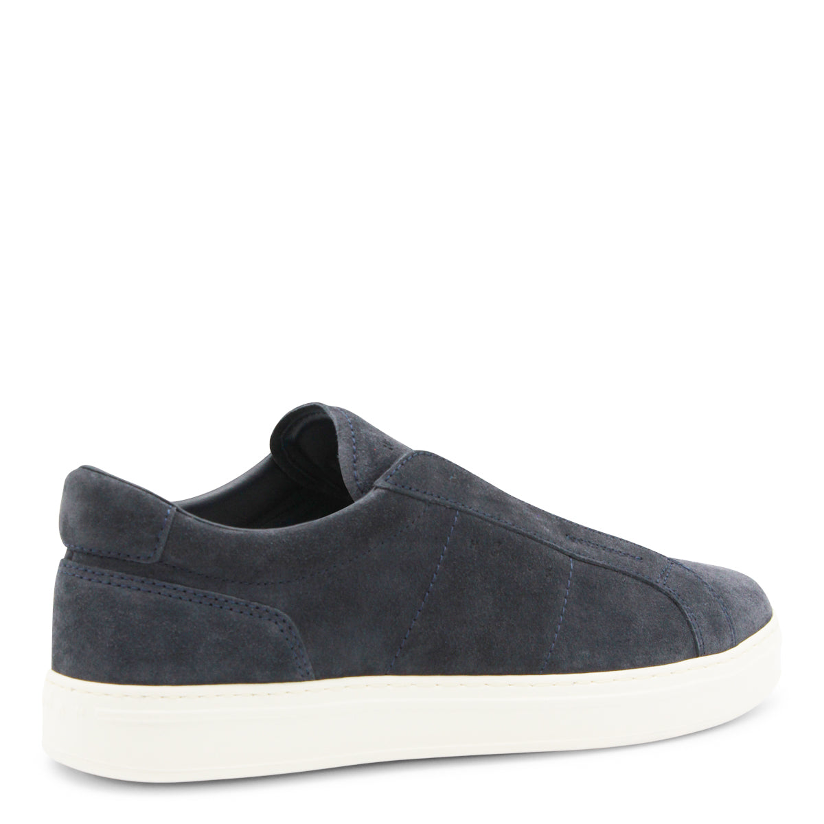 NAVY LEATHER SNEAKERS
