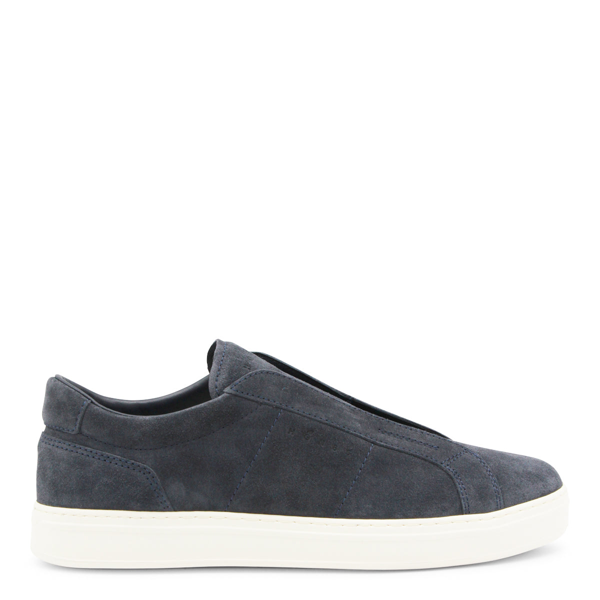 NAVY LEATHER SNEAKERS