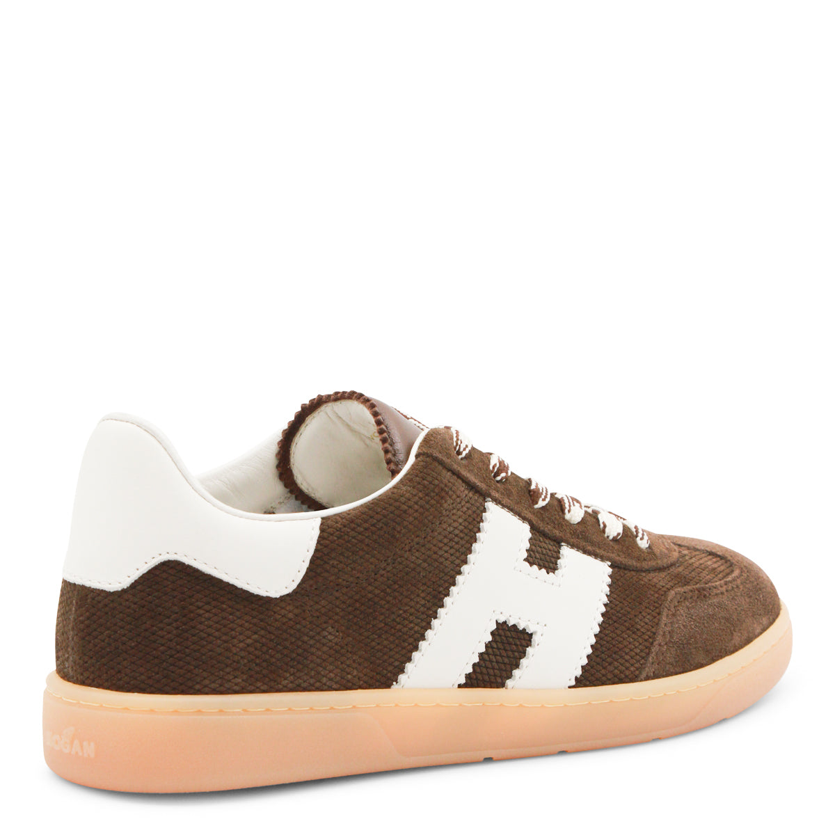 BROWN LEATHER SNEAKERS