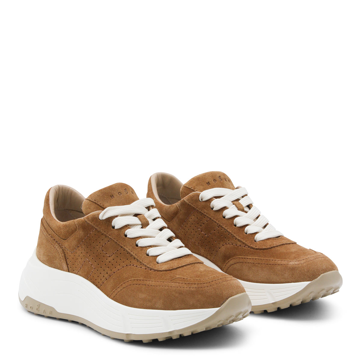 BROWN LEATHER SNEAKERS