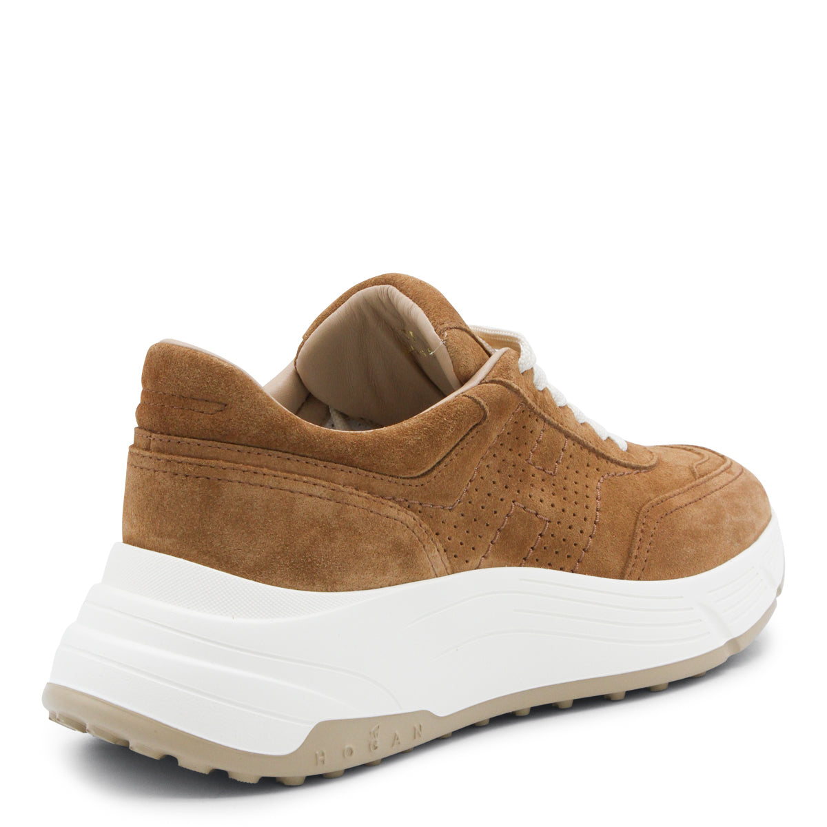 BROWN LEATHER SNEAKERS