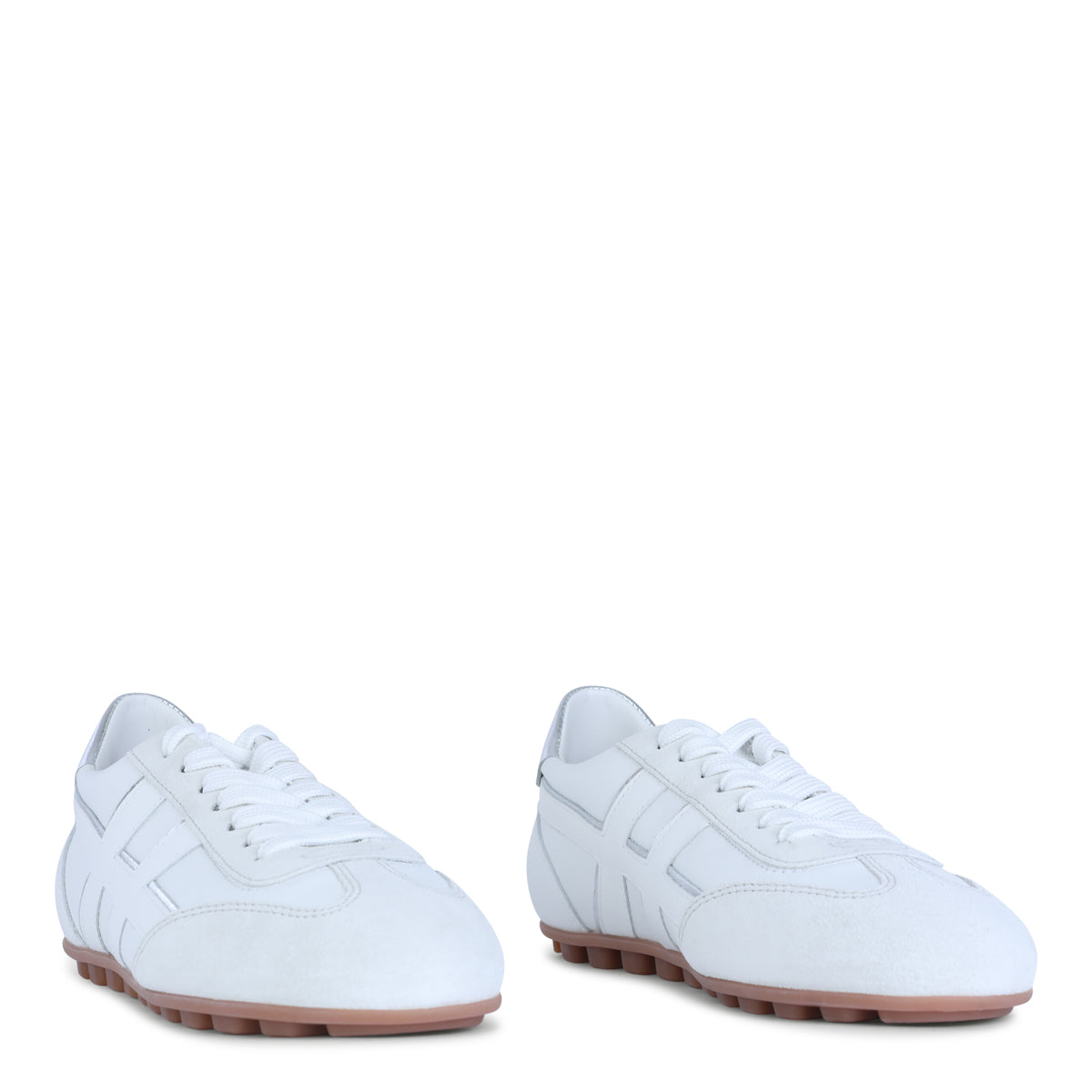 WHITE LEATHER SNEAKERS