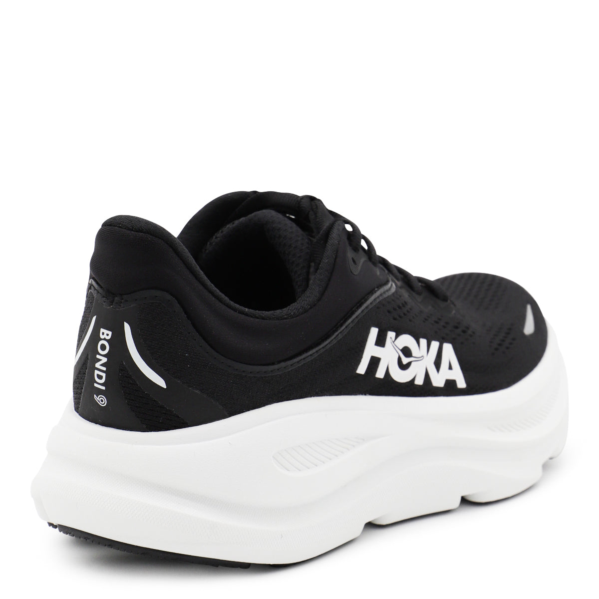 BLACK AND WHITE BONDI 9 SNEAKERS