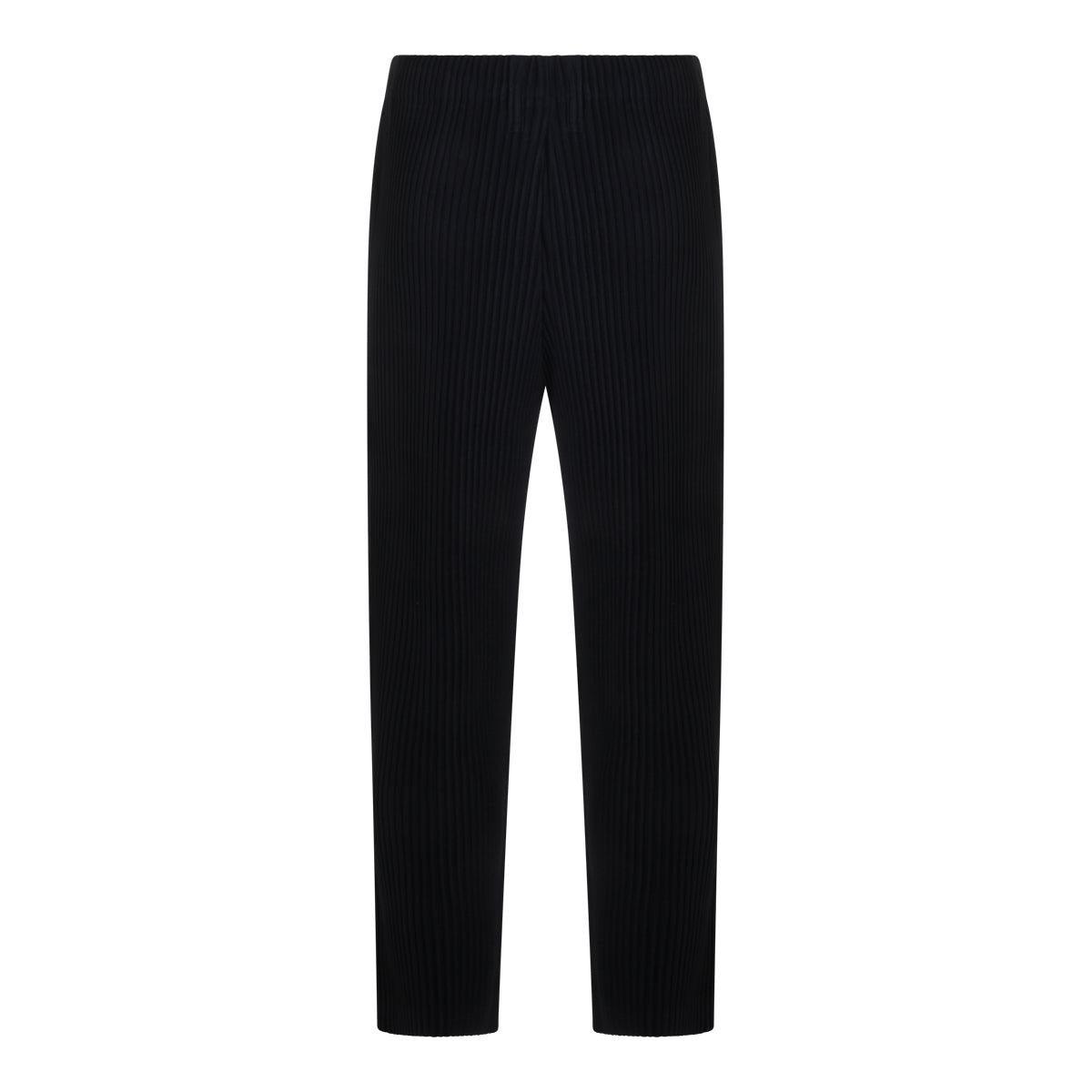 NAVY PLEATED PANT