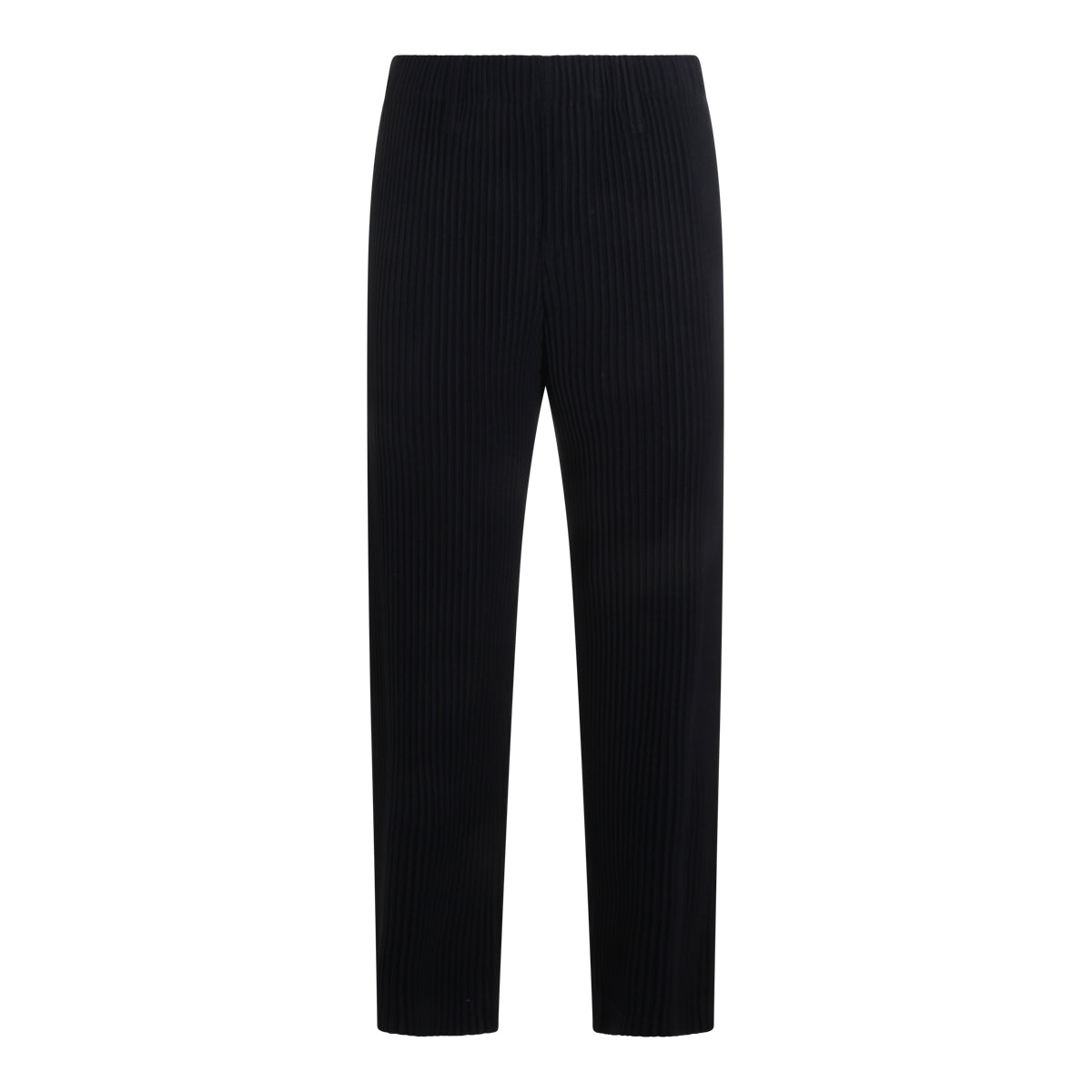 NAVY PLEATED PANT