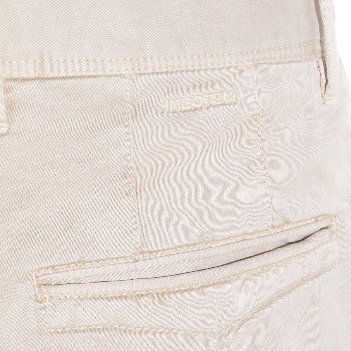 BEIGE COTTON SHORTS
