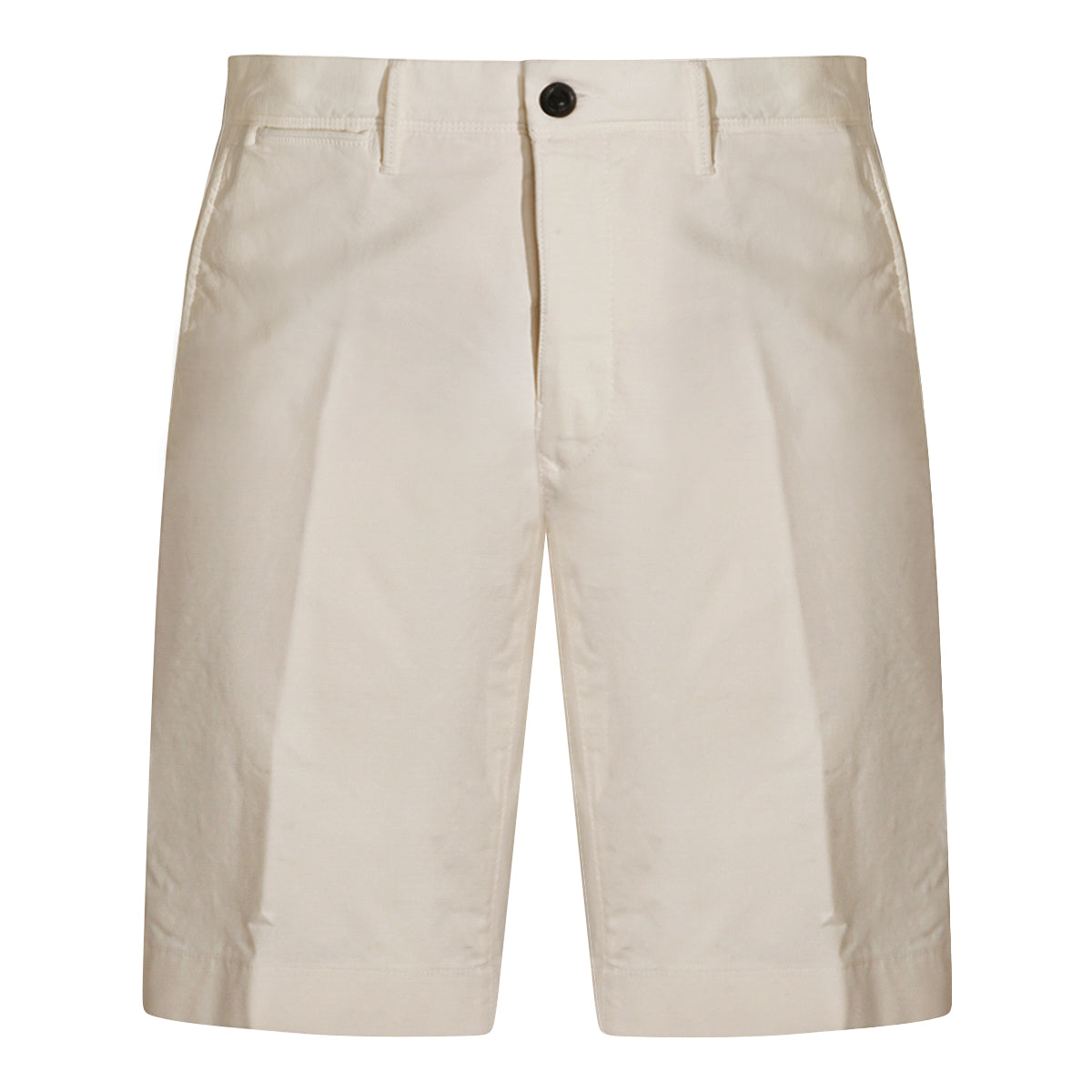 WHITE COTTON SHORTS