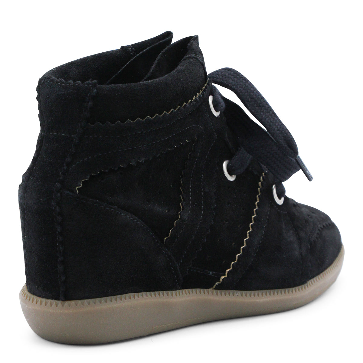 BLACK SUEDE BOBBY SNEAKERS