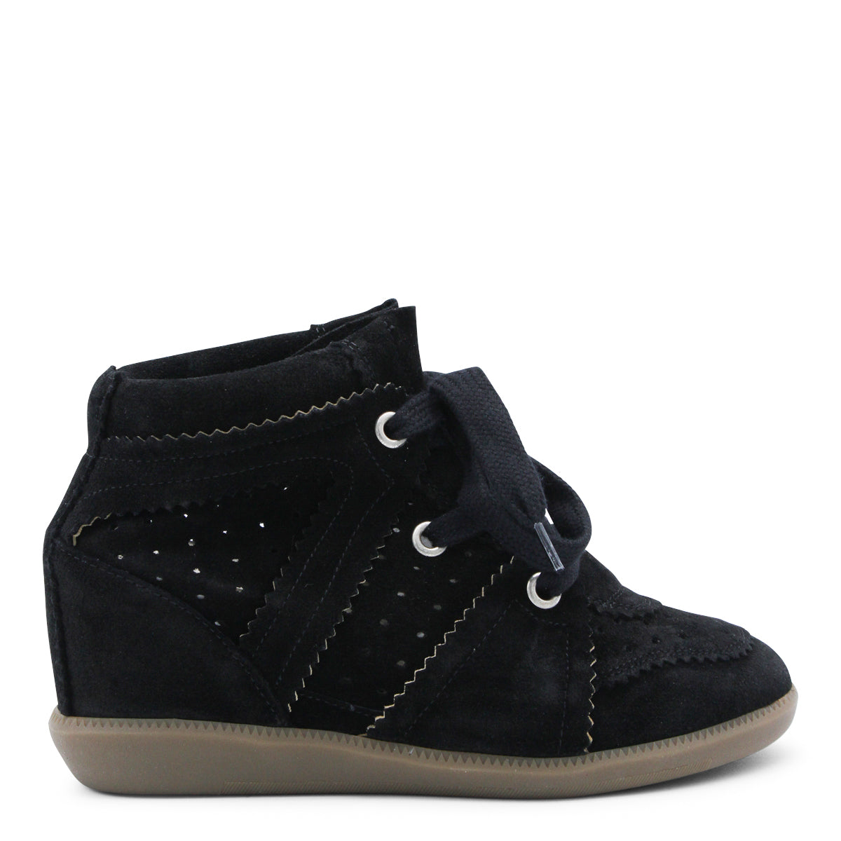 BLACK SUEDE BOBBY SNEAKERS