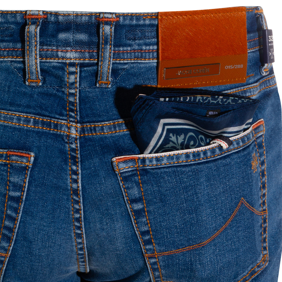 MEDIUM BLUE COTTON NICK JEANS