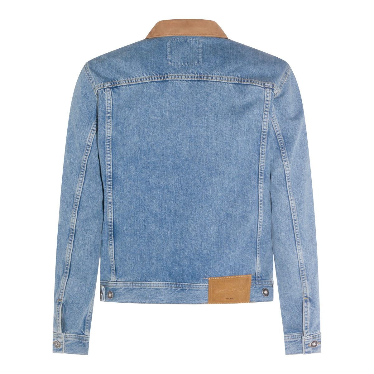 LIGHT BLUE COTTON DENIM JACKET